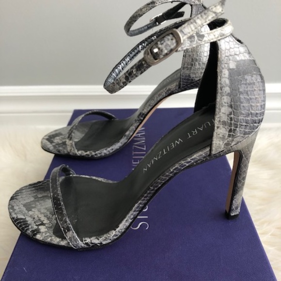 Stuart Weitzman Nudistsong Rock Medley Python - Picture 6 of 8